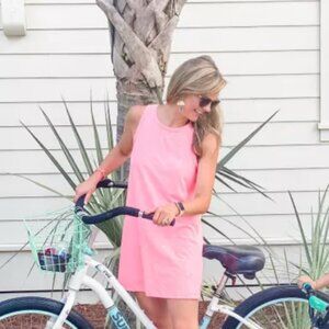 NWOT Evereve Neon Pink Bennett Dress Allison Joy Size M